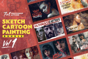 Sketch – Cartoon – Painting Bundle Vol 1
