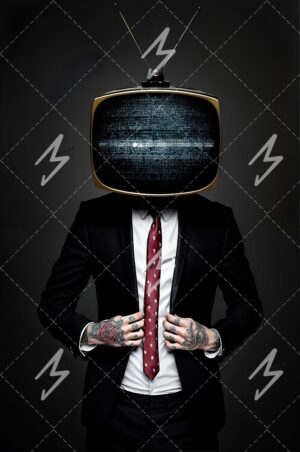 TV Man With Suit